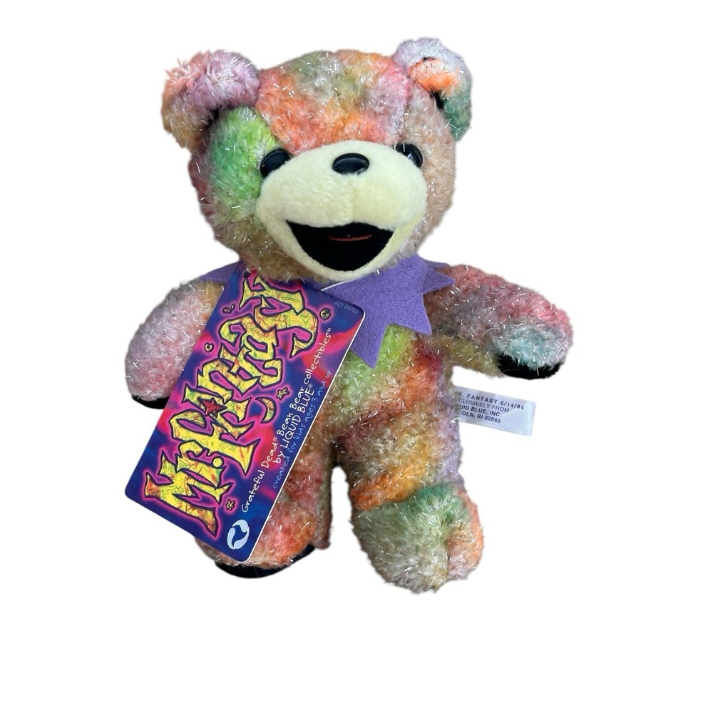Grateful Dead plush bear 2000 Mr. Fantasy 6-14-84 Red rocks Amphitheater‎